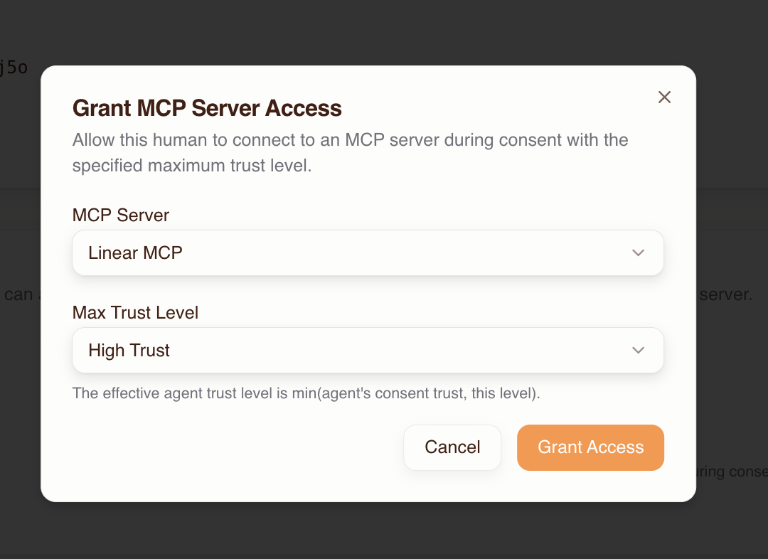Granting the Developer access with High max trust level